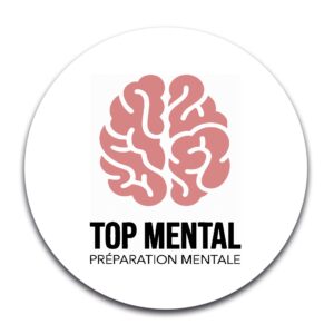 STICKER ROND - Top mental - STI001