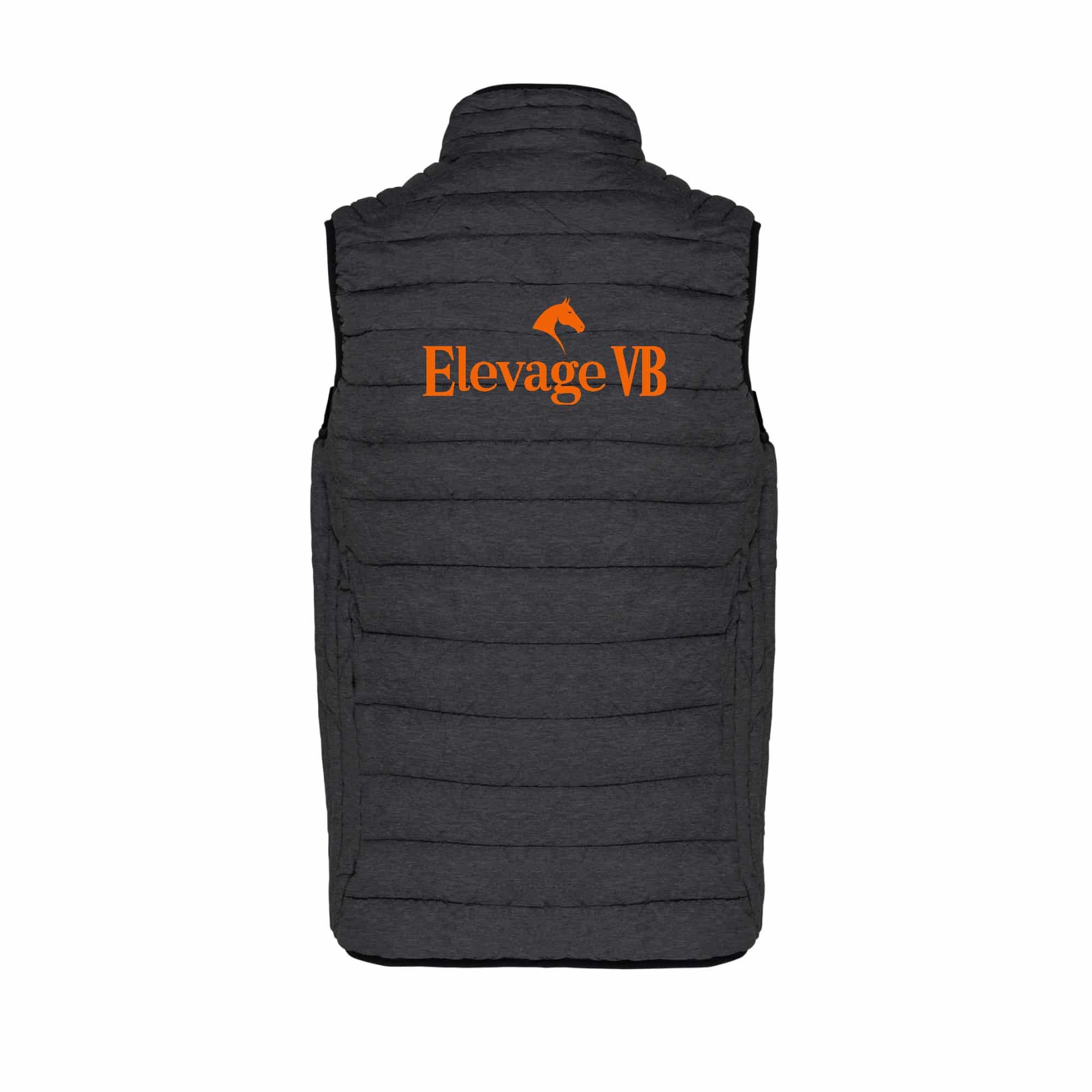 DOUDOUNE SANS MANCHES (homme) - ELEVAGE VB - Gris Anthracite - K6113 – Image 3