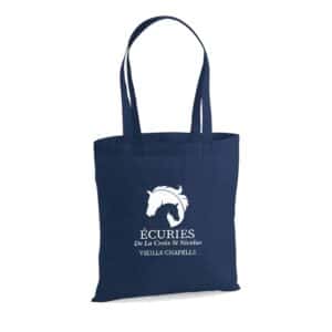 TOTE BAG - ECURIES de La Croix Saint Nicolas - Navy - WM101