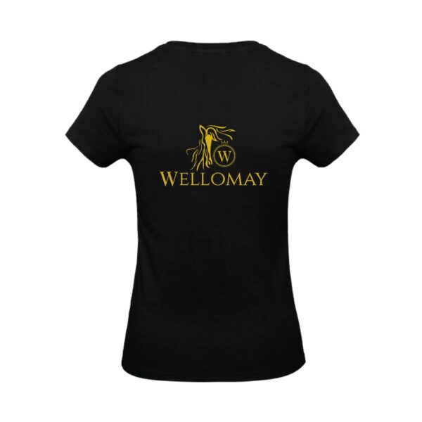 T-SHIRT (femme) - Wellomay - Noir - BC04T – Image 2