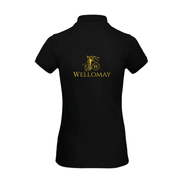 Polo premium (femme) - Wellomay - Noir - BCW463 – Image 2