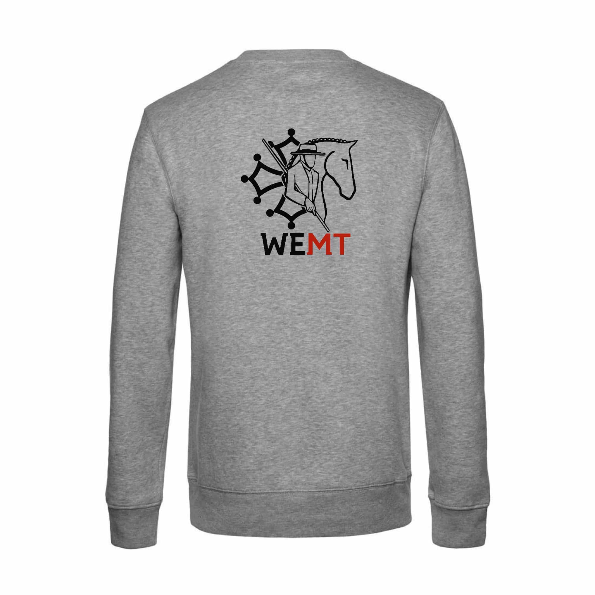 SWEAT COL ROND (homme) - Working Equitation Midi Tolosan WEMT - Gris Chiné - BCU01K – Image 3