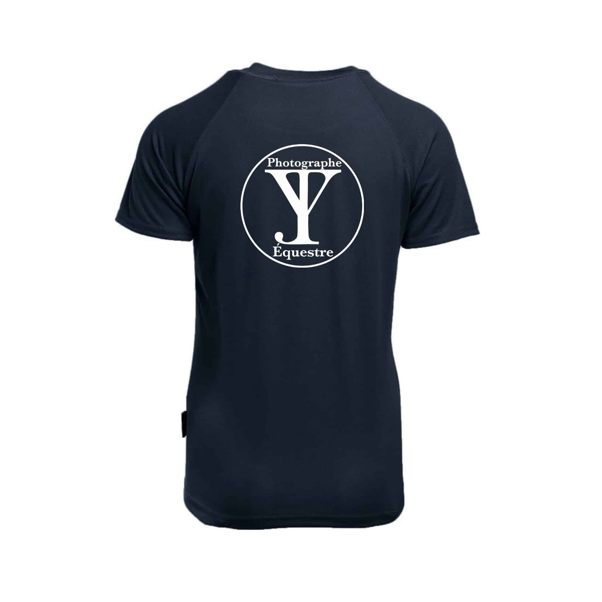 T-Shirt respirant (femme) - Yaël Juchet Photo - Navy - PK141 – Image 3