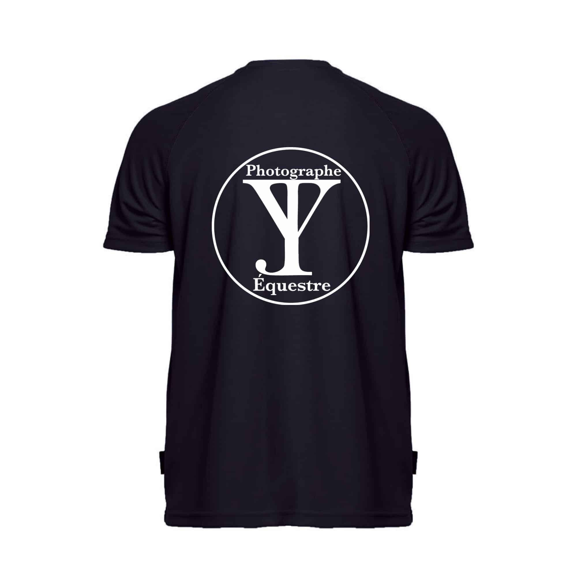 T-Shirt respirant (homme) - Yaël Juchet Photo - Navy - PK140 – Image 3