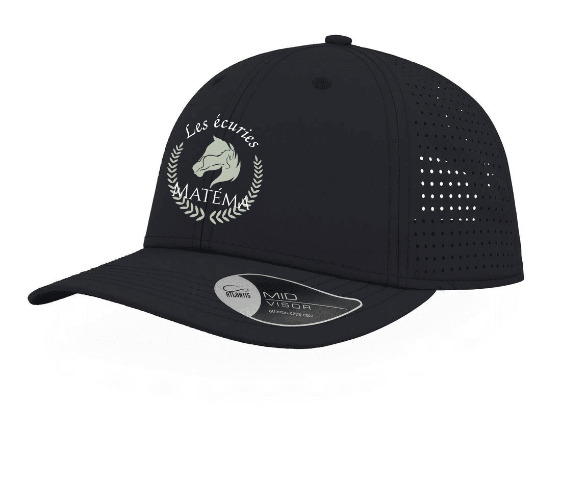 Casquette ventilée - Les écuries matéma – Navy - AT182