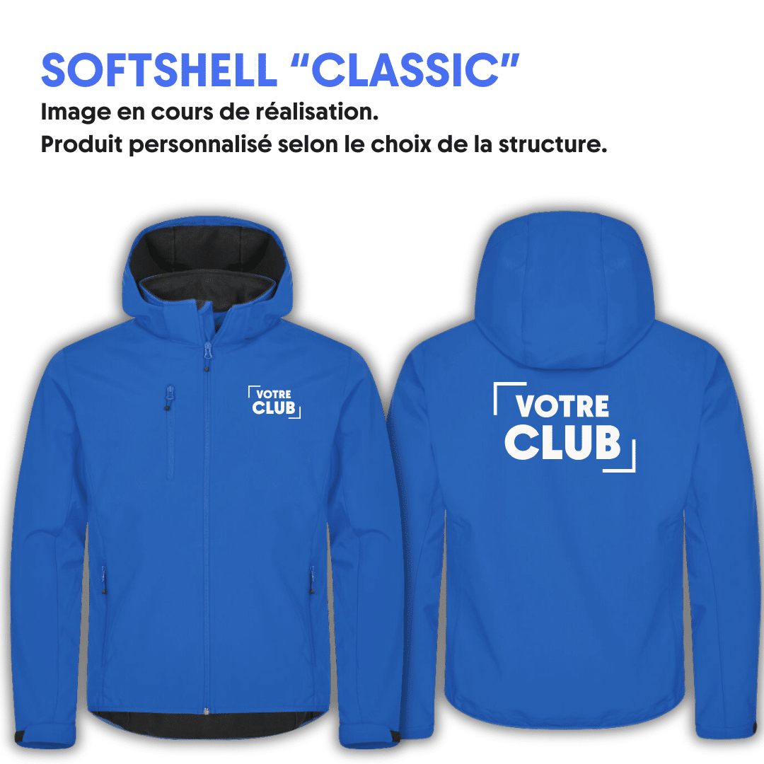 SOFTSHELL "Classic" (homme) - Equi Tao - Bleu Roi - 0200912