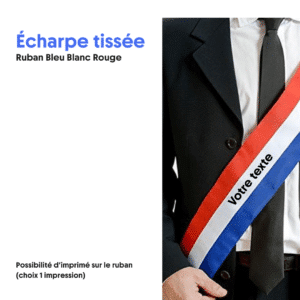 Echarpe tissée tricolore - RCP002