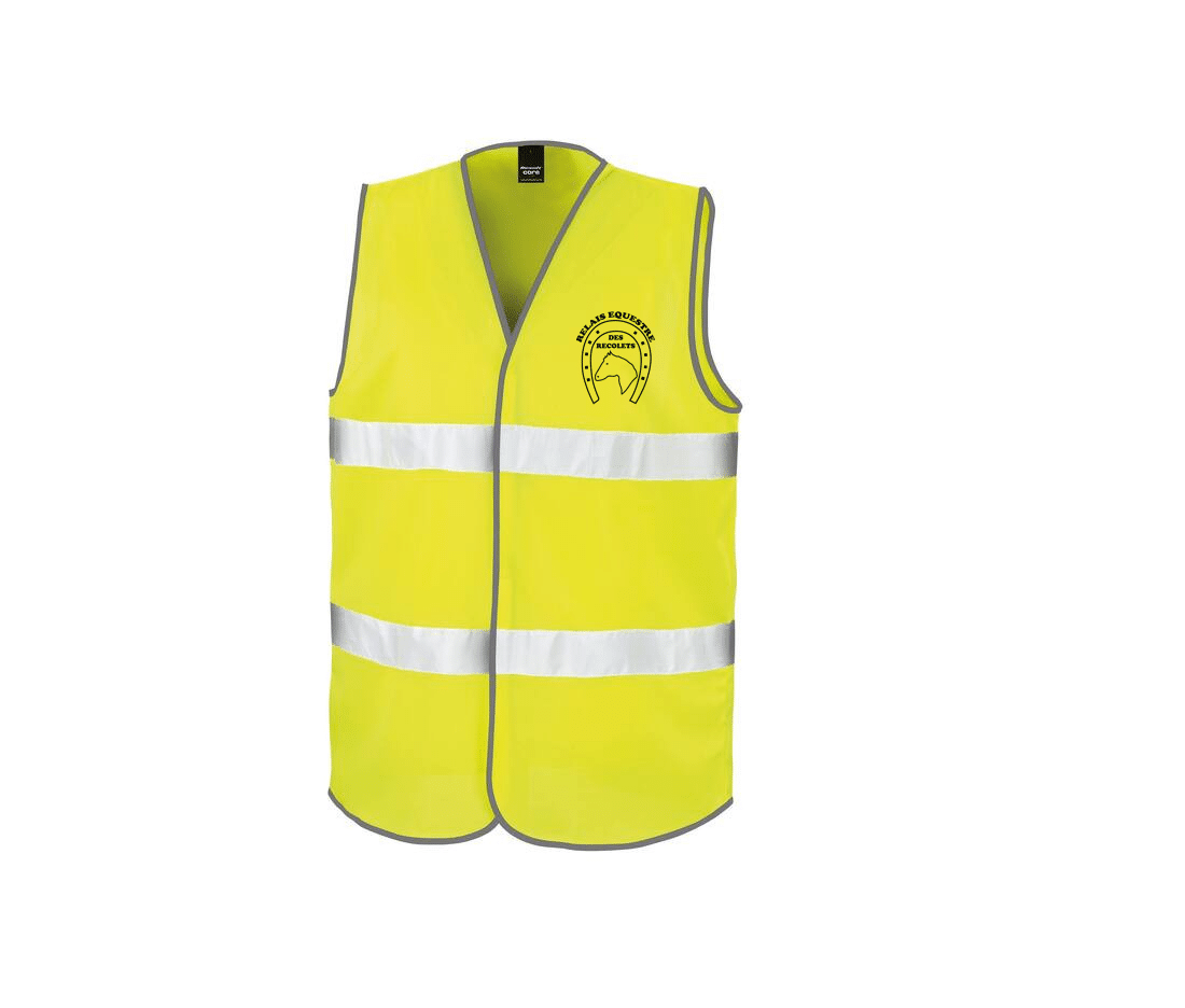 Gilet de sécurité (adulte) - Relais Equestre des Recolets – Jaune - RS200