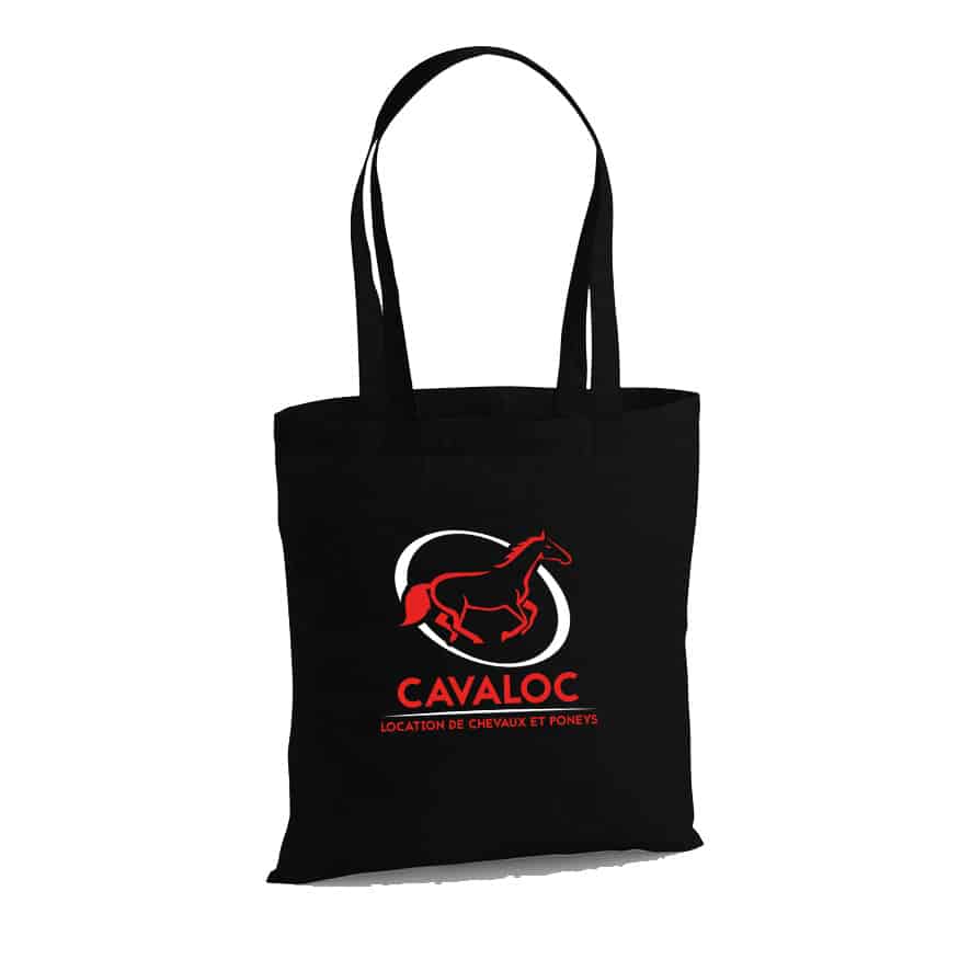 TOTE BAG - CAVALOC - NOIR - WM101