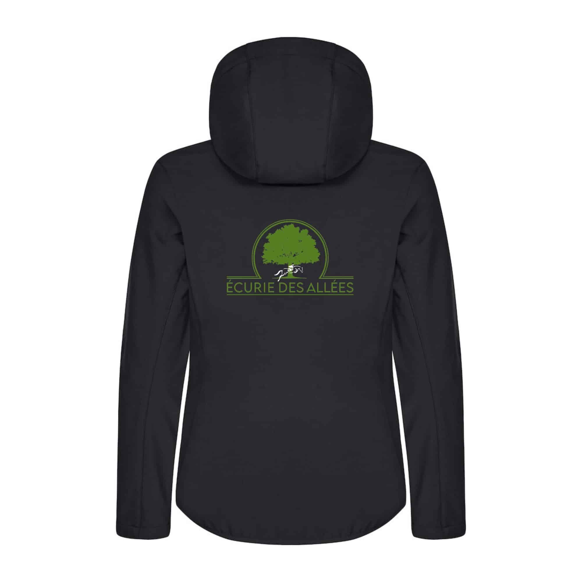 SOFTSHELL "Classic" (femme) - Écurie des Allées - Noir - 0200917 – Image 3