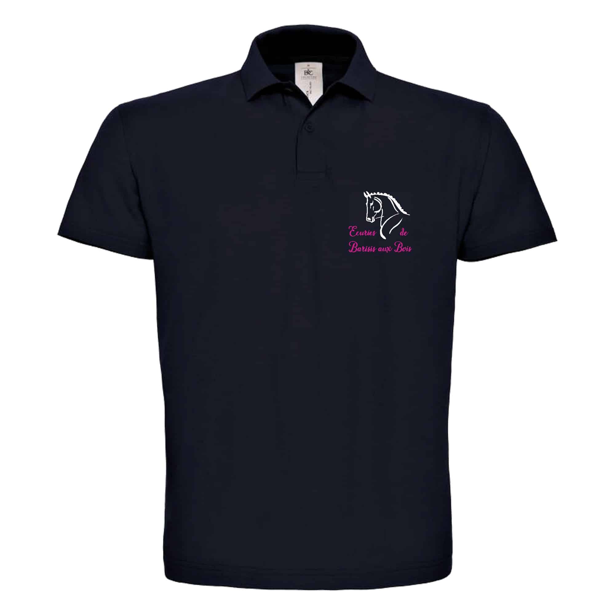 POLO (homme) - LES ECURIES DE BARISIS AUX BOIS - Navy - BCID1