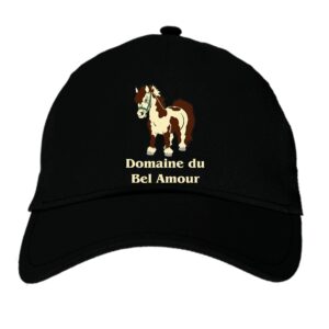 CASQUETTE - Domaine du bel amour - Noir - BF015