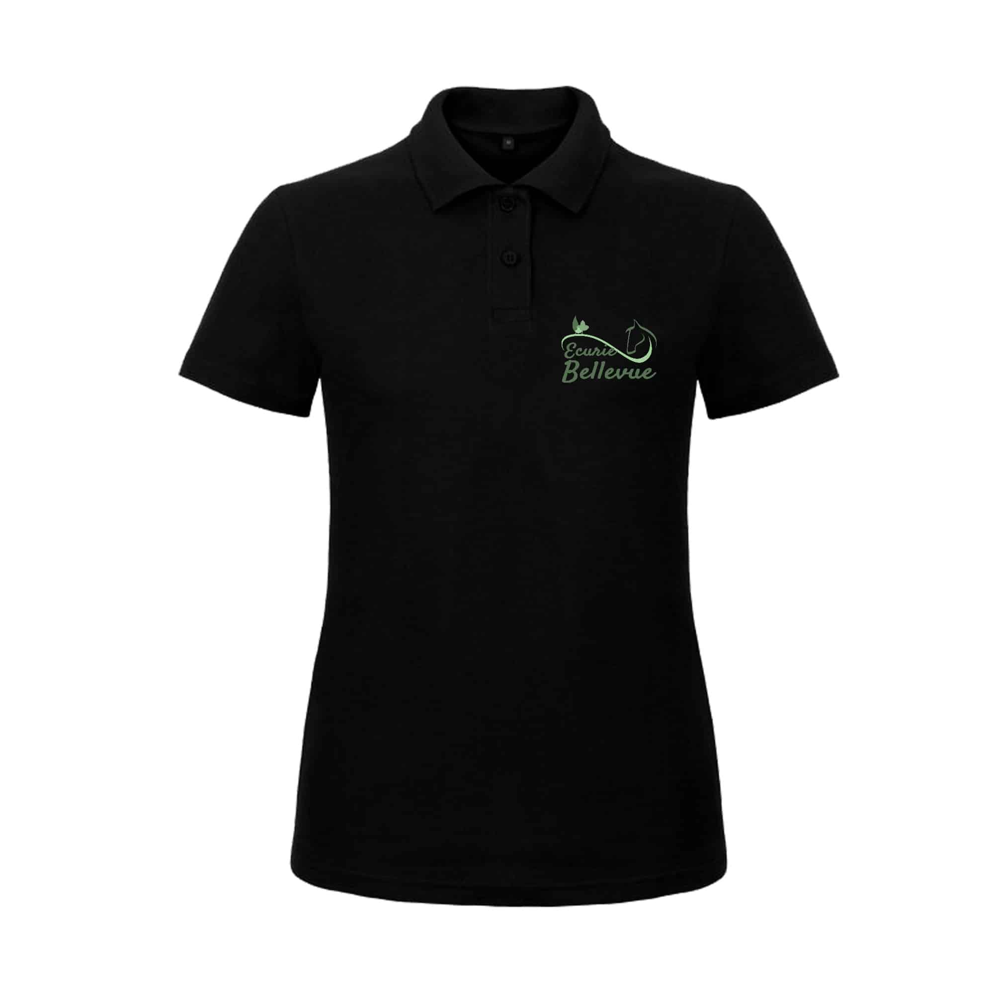 POLO (femme) - SCEA ECURIE BELLEVUE - Noir - BCI1F