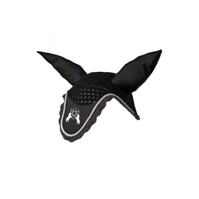 Bonnet chasse mouches EQUITHÈME Polyfun - Ecurie SC sport - Noir - 306972