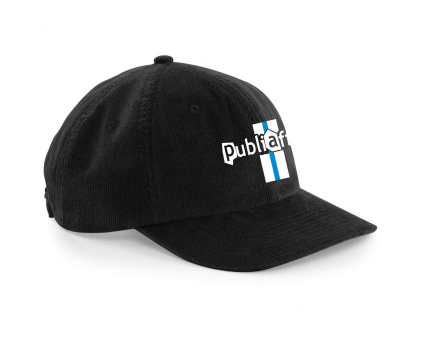 Casquette en velours héritage - PUBLI AFFICH' - Noir - BF682