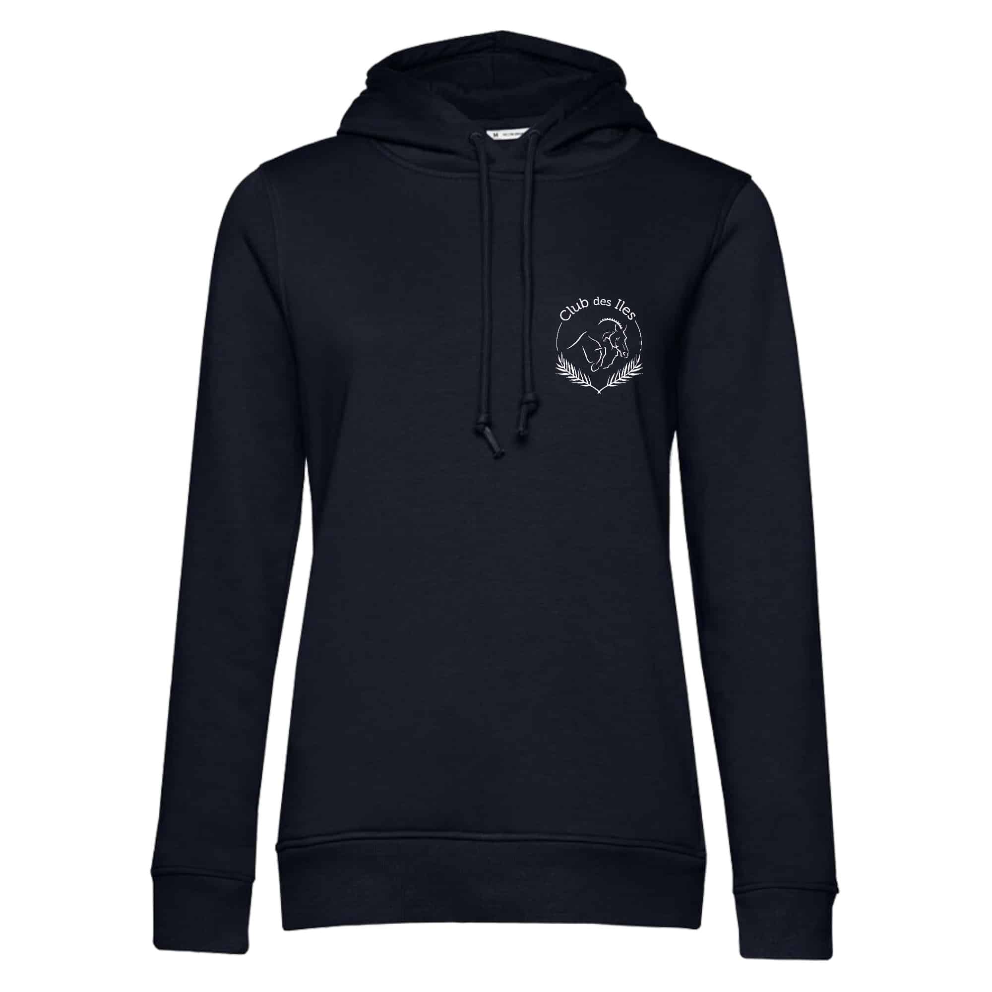 SWEAT A CAPUCHE (femme) – ADAESL Club des iles - Navy - BCW34B