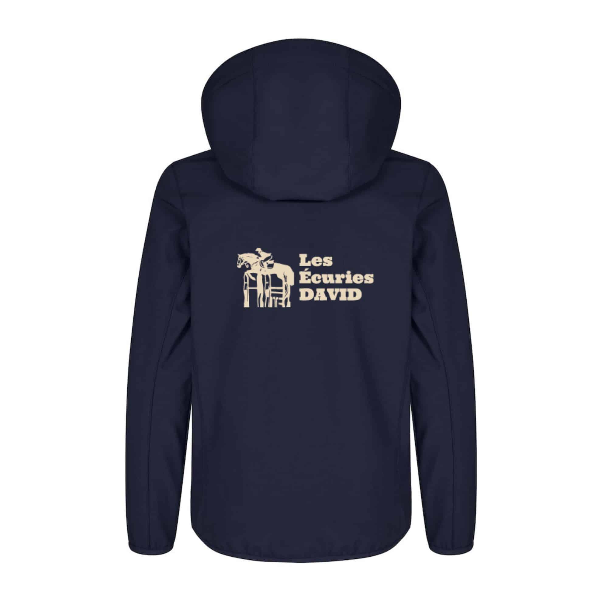 SOFTSHELL "Classic" (homme) - Les écuries DAVID - Navy - 0200912 – Image 3