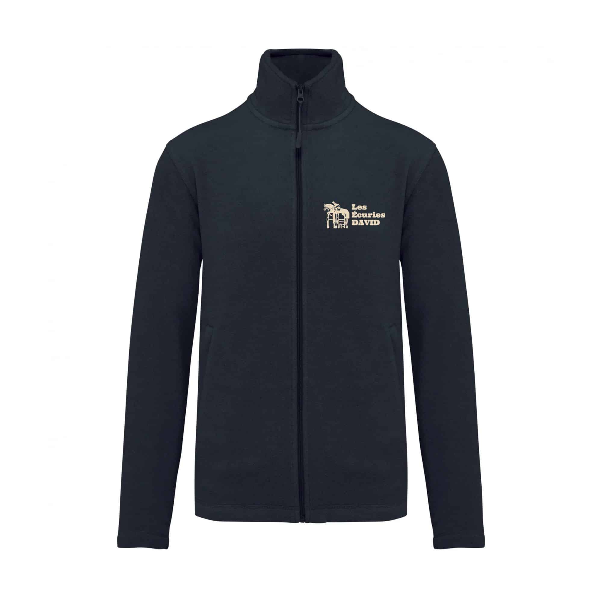Veste micropolaire zippée (homme) – Les écuries DAVID – K911