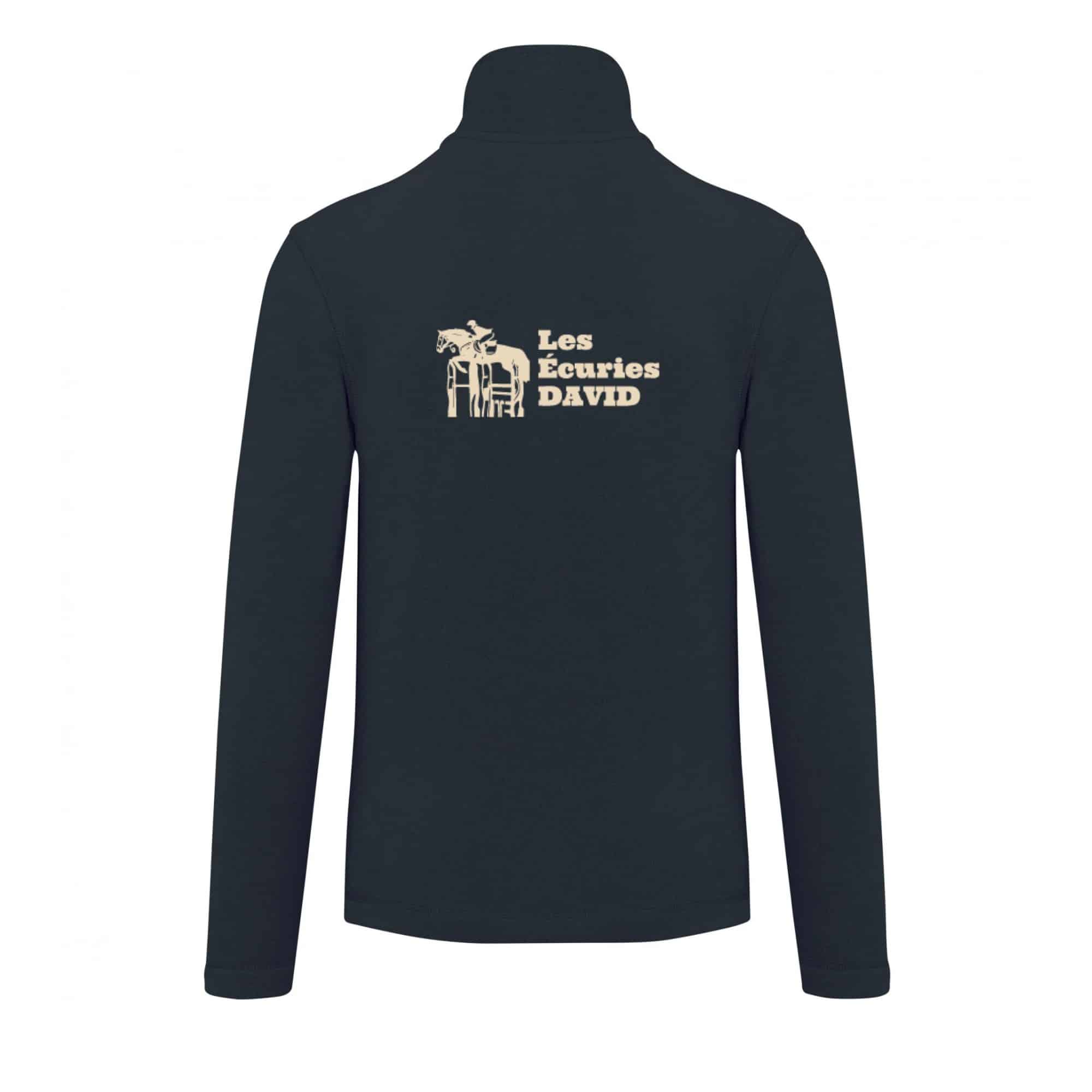 Veste micropolaire zippée (homme) – Les écuries DAVID – K911 – Image 3