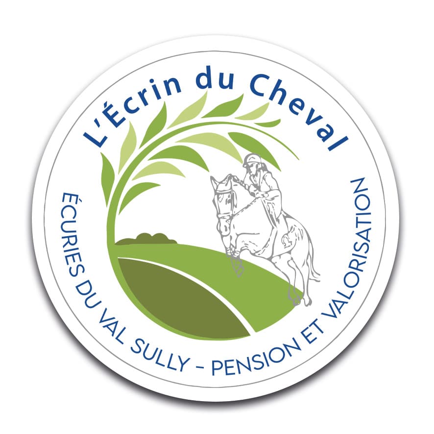 STICKER ROND - L'Ecrin du Cheval - STI001