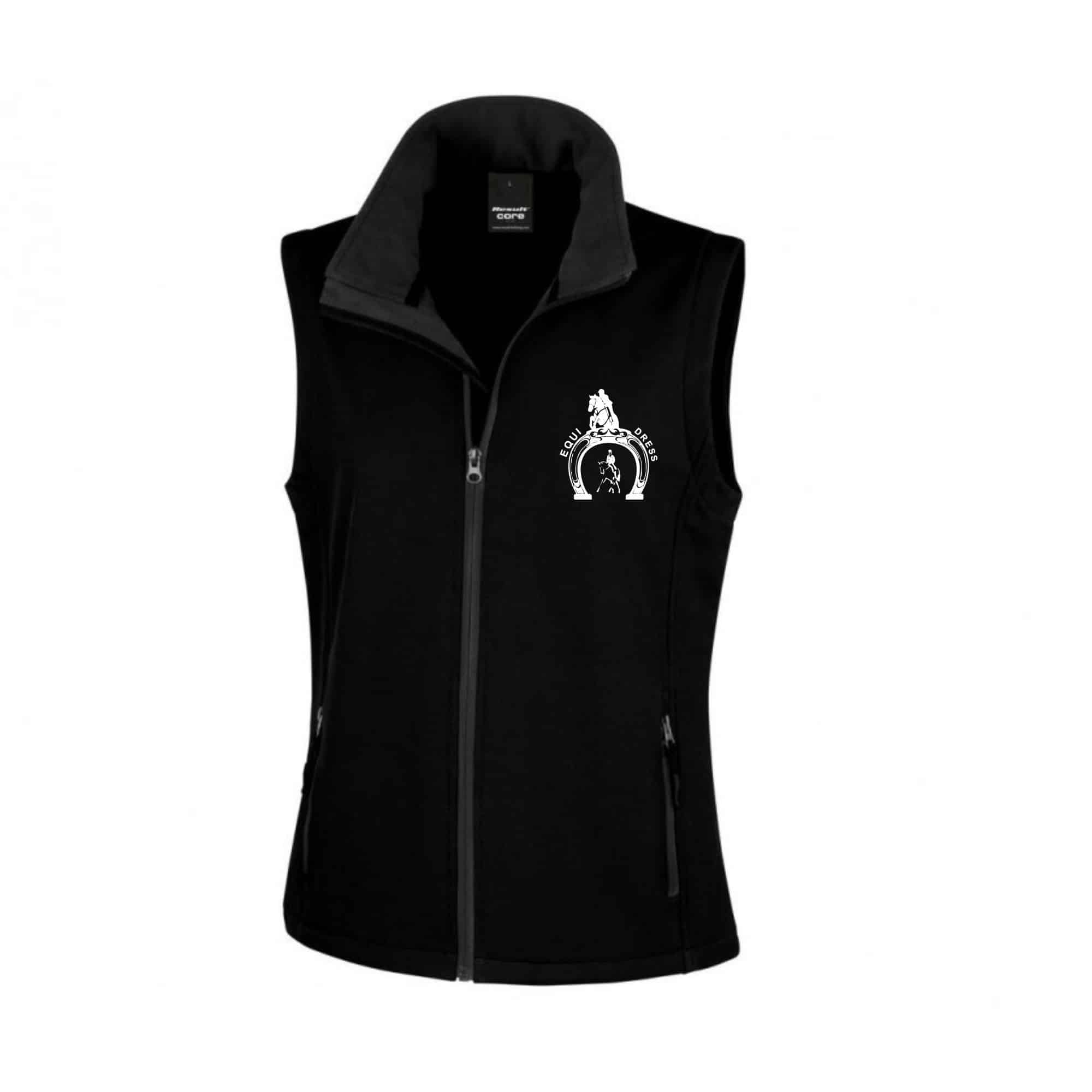 SOFTSHELL SANS MANCHE (femme) – Equi’Dress - Noir - R232F