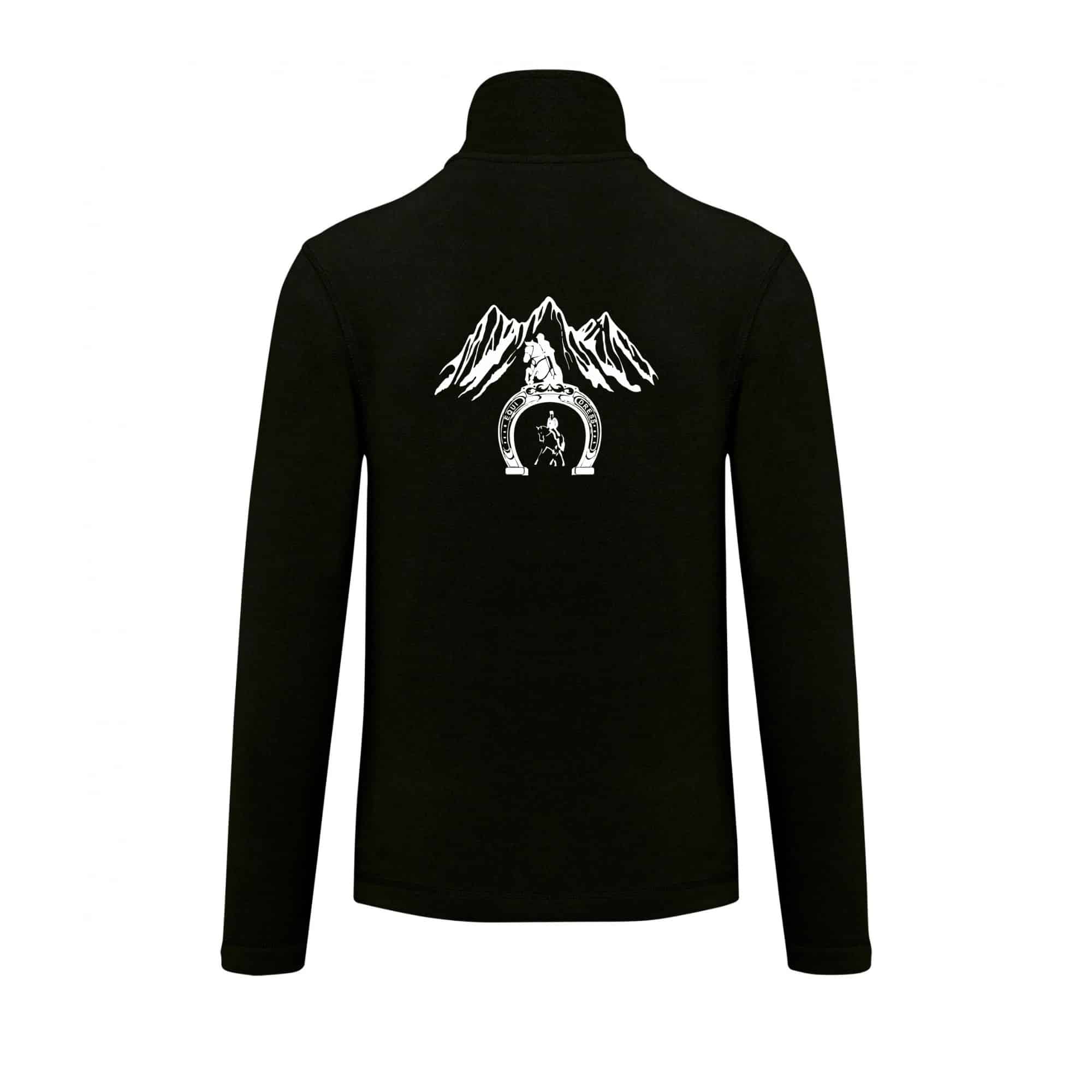 Veste micropolaire zippée (homme) – Equi’Dress - Noir – K911 – Image 3