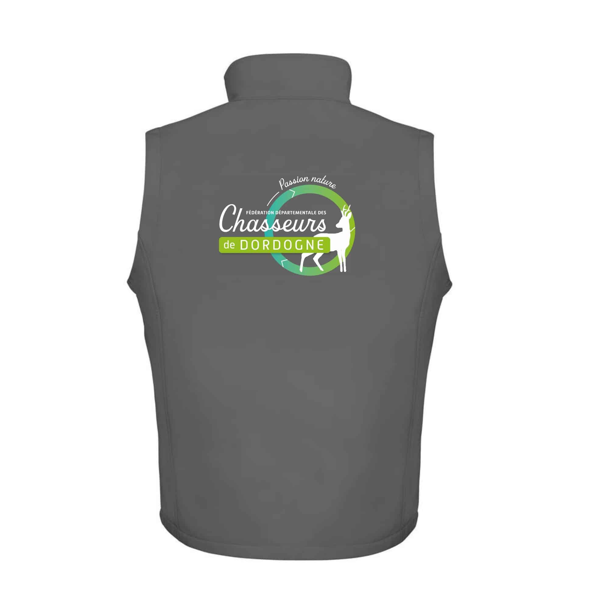 SOFTSHELL SANS MANCHE (homme) – FDC 24 - RS232 – Image 3