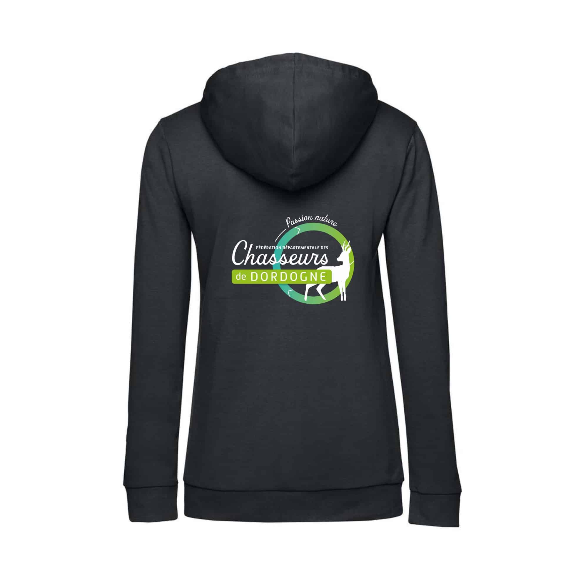 SWEAT ZIPPÉ (femme) - FDC 24 - Gris Anthracite - BCW03Q – Image 3