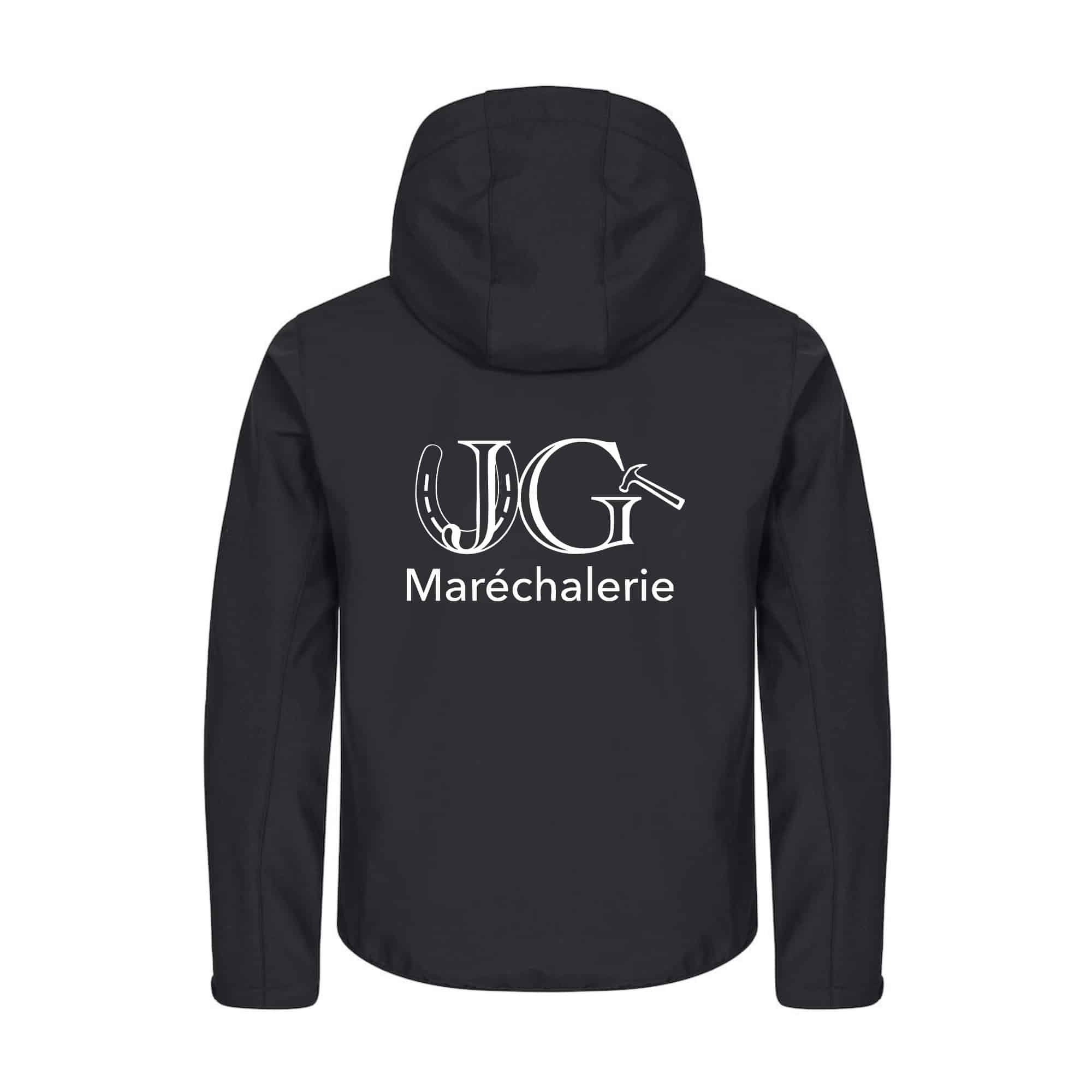 SOFTSHELL "Classic" (homme) - JG MARÉCHALERIE - Noir - 0200912 – Image 3