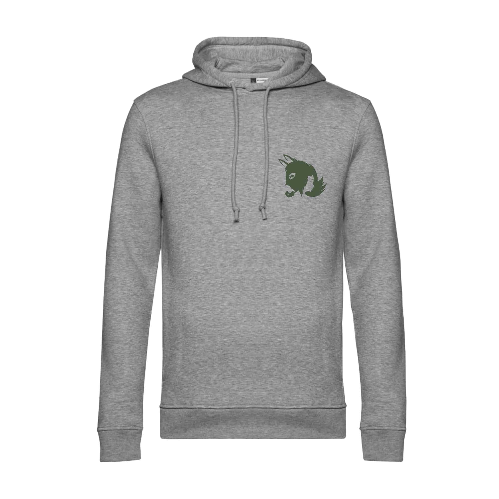 SWEAT A CAPUCHE (enfant) - Les ânes de Milou - Gris Chiné - K477