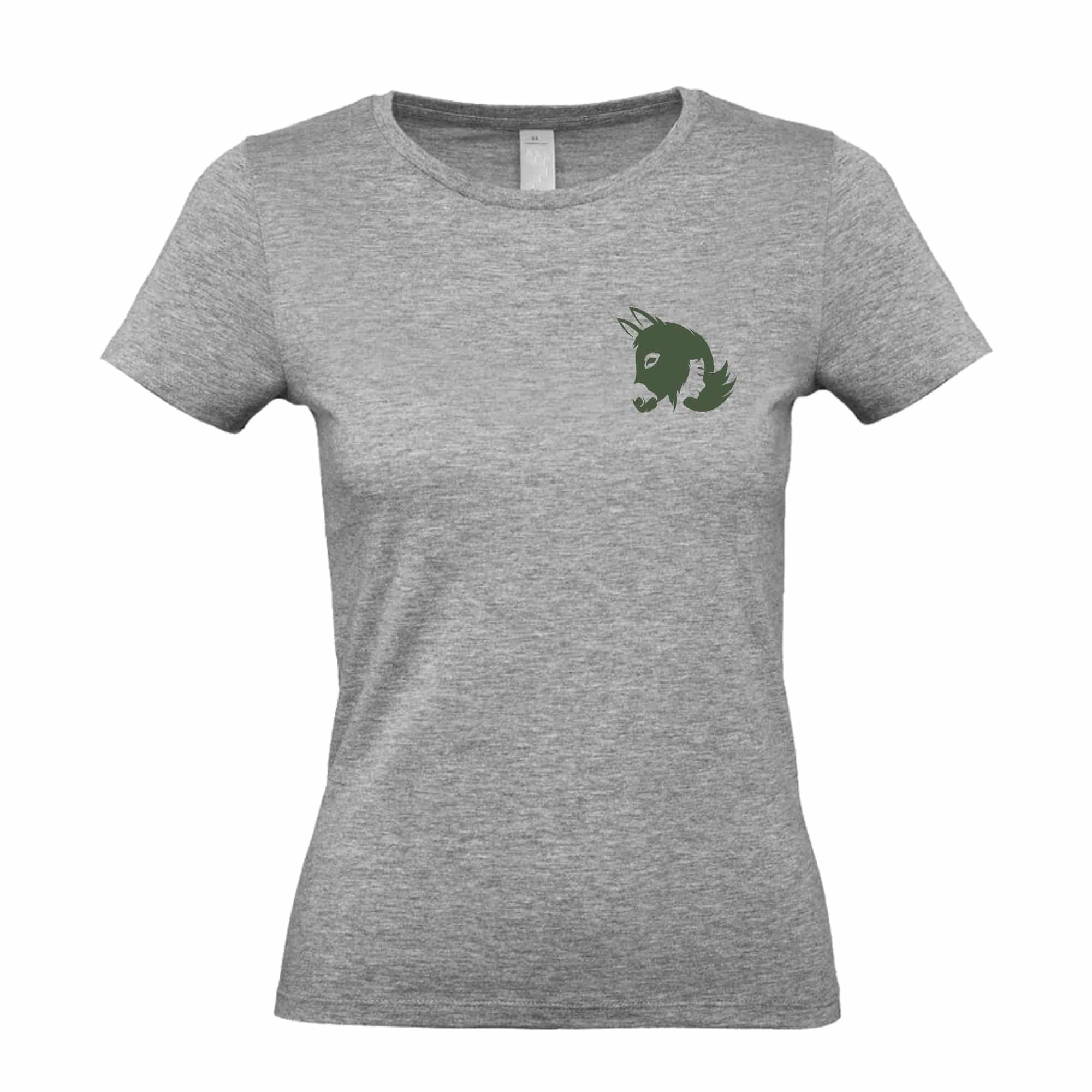 T-SHIRT (femme) - Les ânes de Milou - Gris Chiné - BC04T