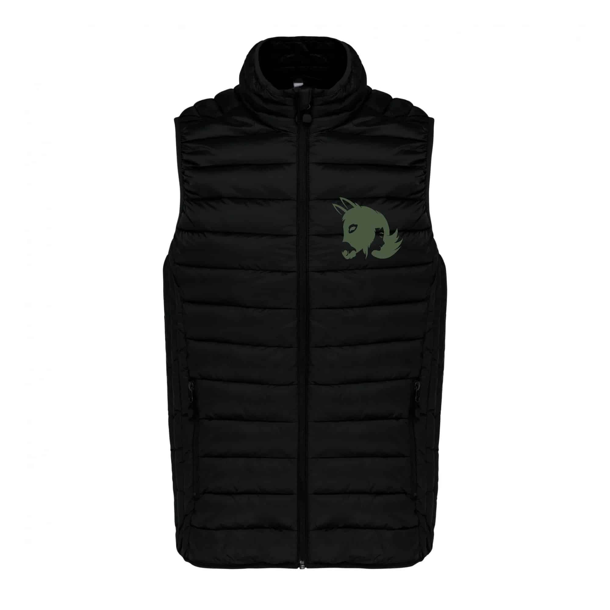 DOUDOUNE SANS MANCHES (enfant) - Les ânes de Milou - Noir - K6115