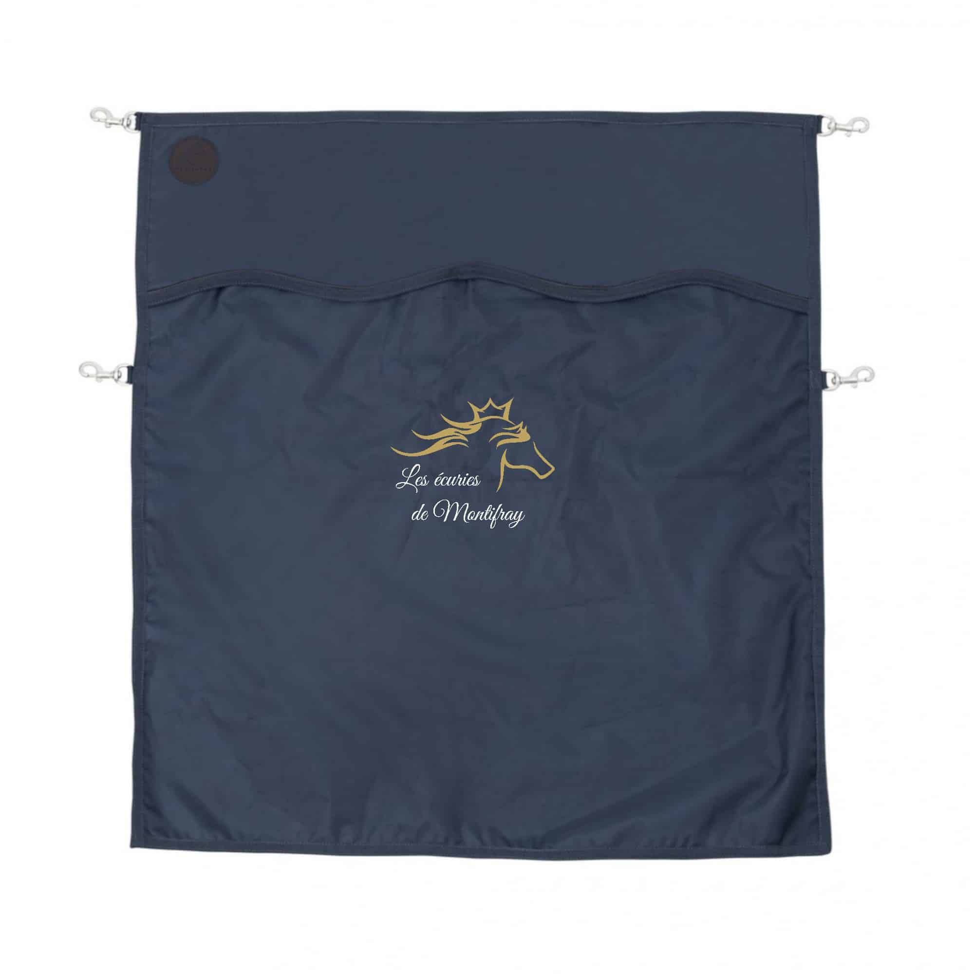 Rideau ou porte de box EQUITHÈME Premium - Ecuries de Montifray - Navy - RP001 – Image 2