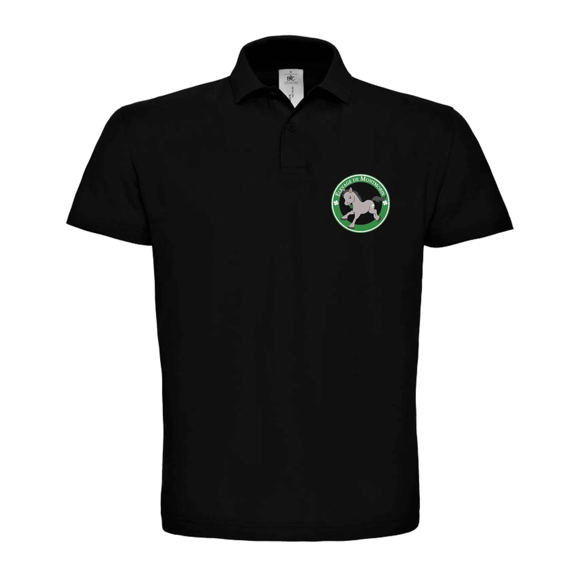 POLO (homme) - Elevage de Montmorin - Noir - BCID1