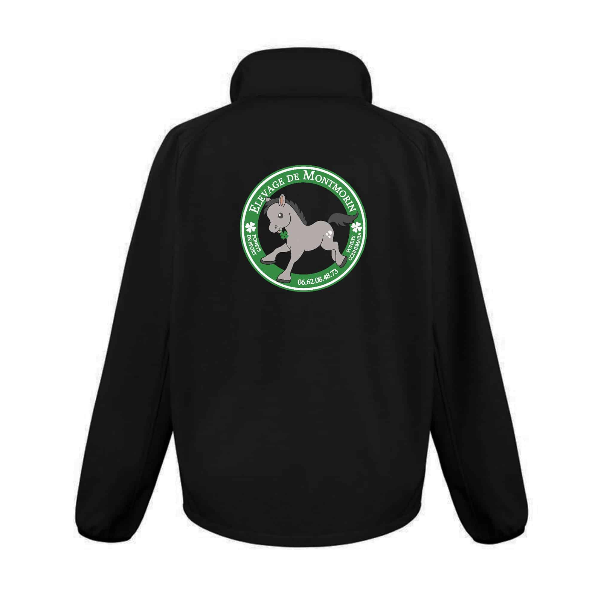 SOFTSHELL ECO (homme) – Elevage de Montmorin - Noir - RS231 – Image 3