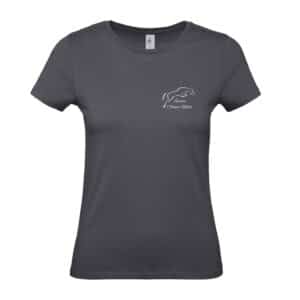 T-SHIRT (femme) - Écurie Olivier Nollet - Gris Anthracite - BC04T