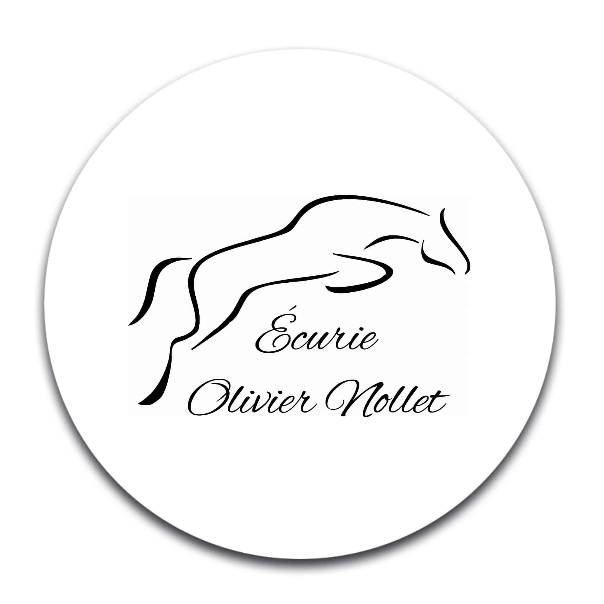 STICKER ROND - Écurie Olivier Nollet - STI001