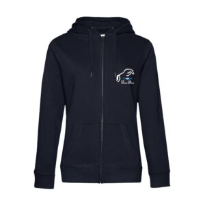 SWEAT ZIPPÉ (femme) - team pirou - Navy - BCW03Q