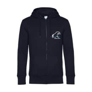 SWEAT ZIPPÉ (Homme) - team pirou - Navy - BCU03K