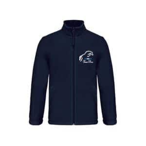 Veste micropolaire zippée (enfant) – team pirou - Navy – K920