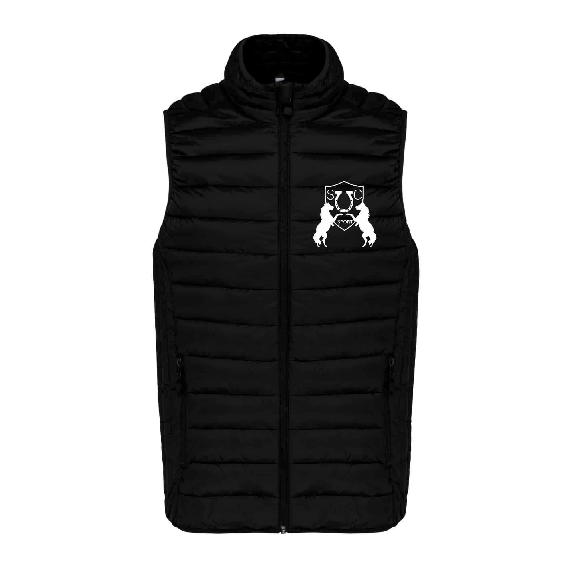 DOUDOUNE SANS MANCHES (femme) - Ecurie SC sport - Noir - K6114