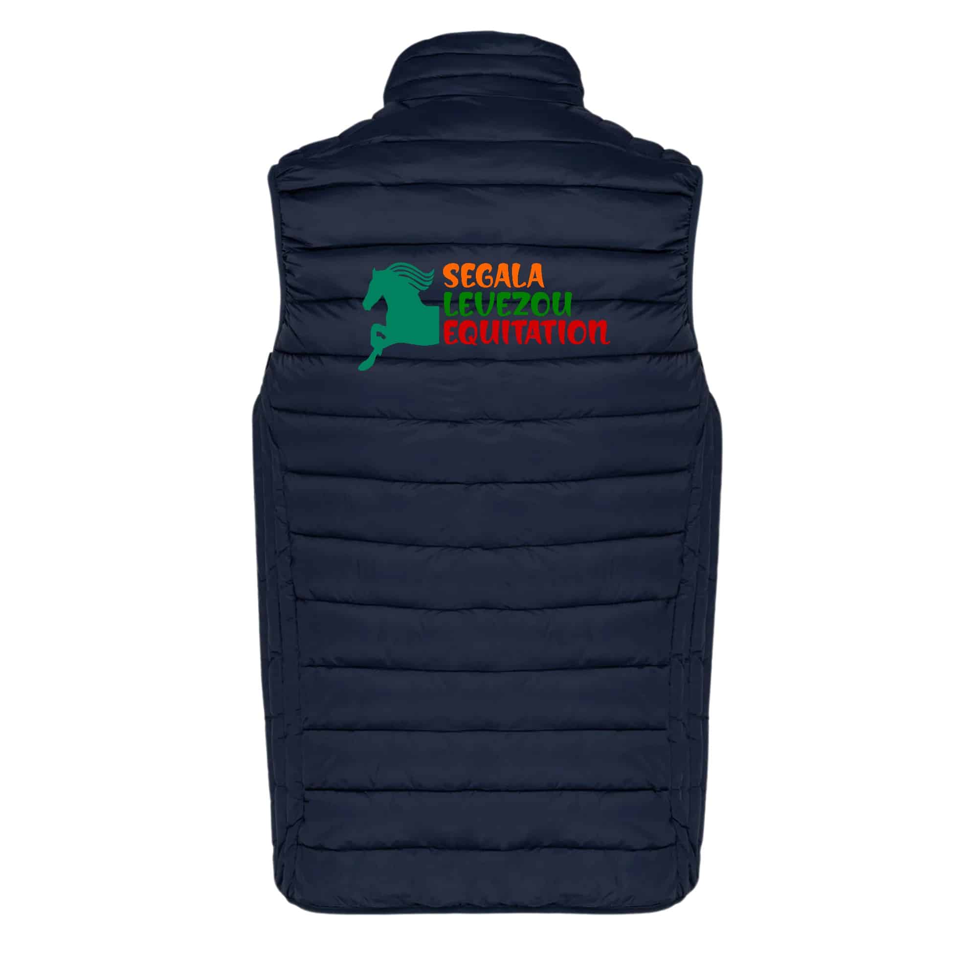 DOUDOUNE SANS MANCHES (femme) - Segala Lévezou equitation - Navy - K6114 – Image 3