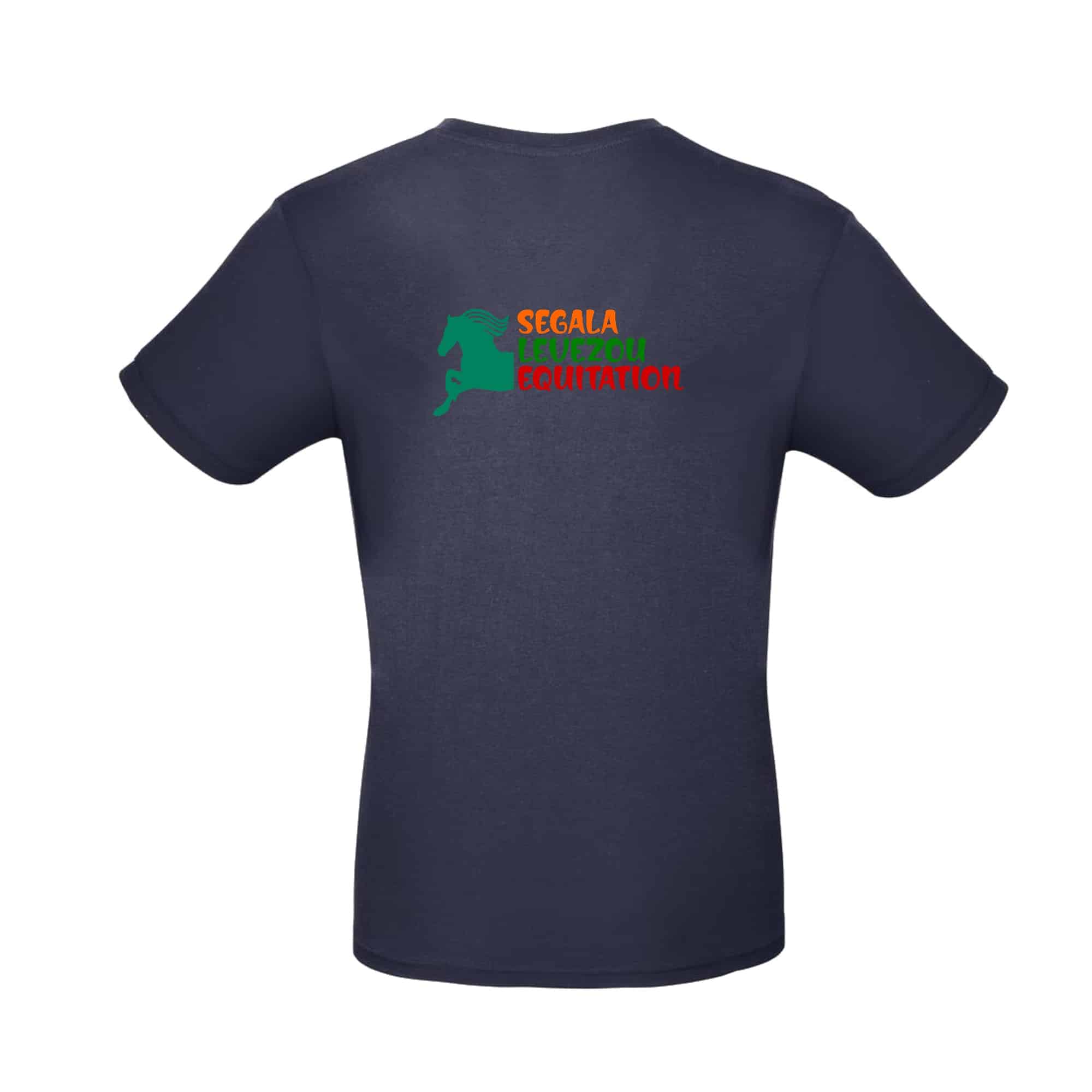 T-SHIRT (enfant) - Segala Lévezou equitation - Navy - BC03TK – Image 3