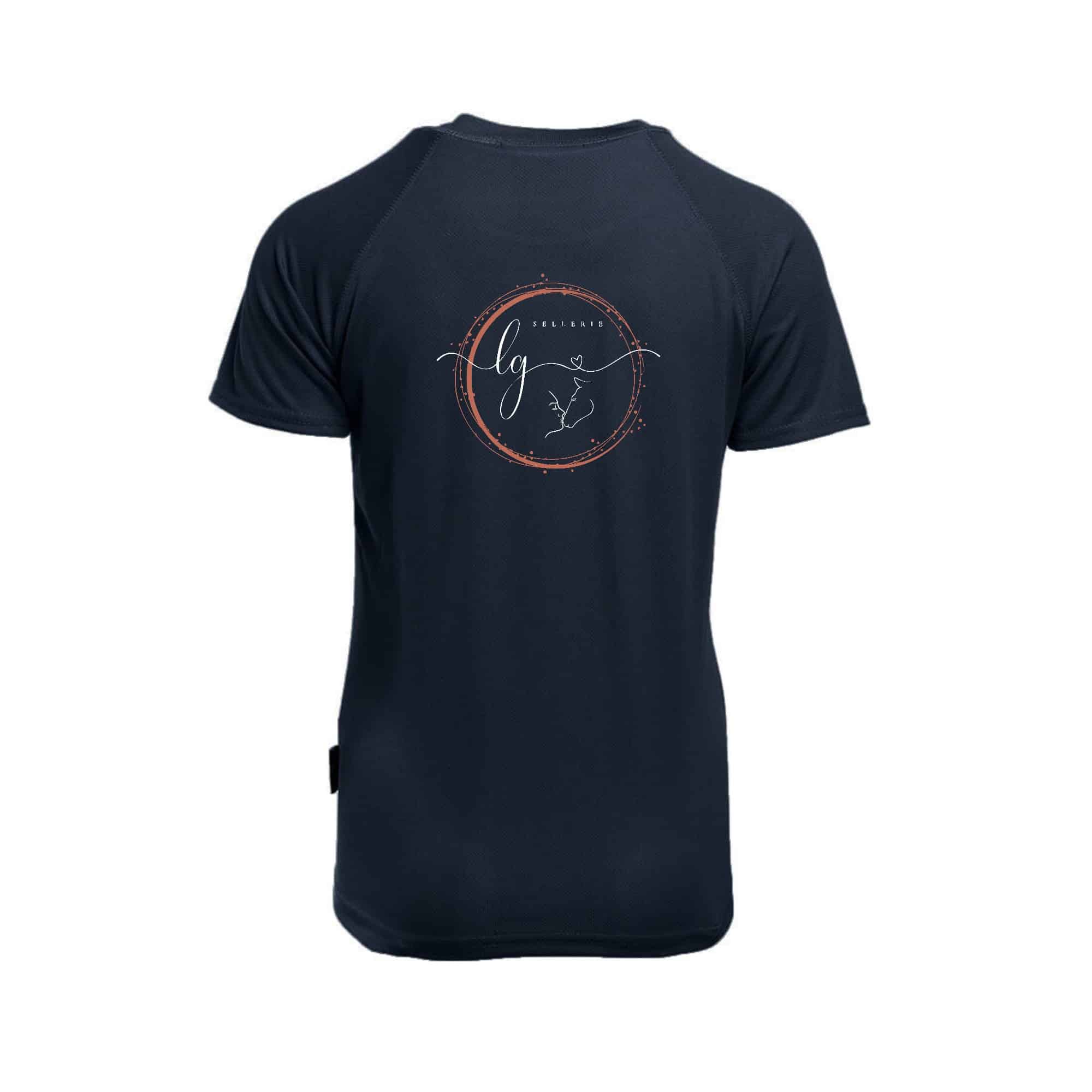 T-Shirt respirant (homme) - Sellerie LG - Navy - PK140 – Image 3
