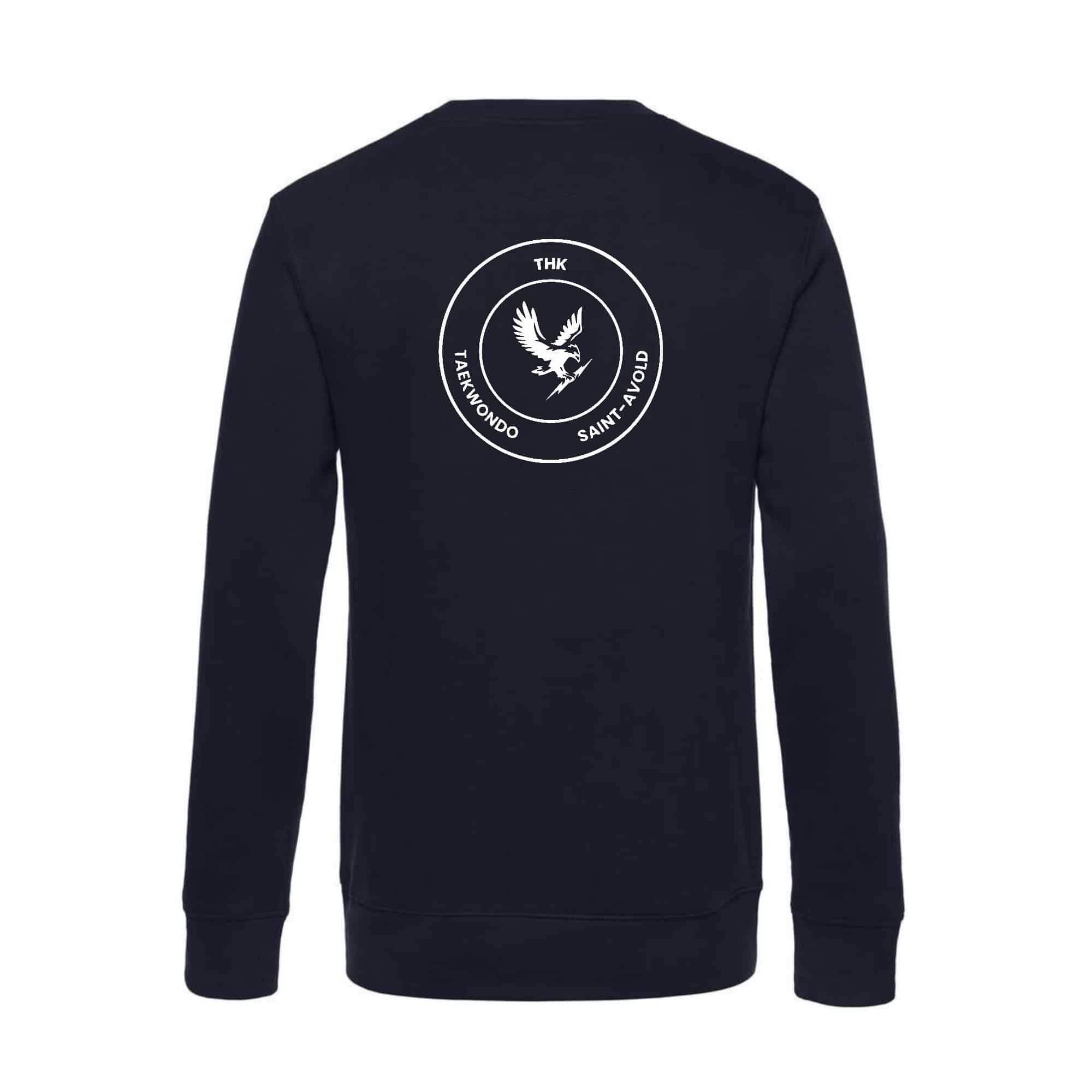 SWEAT COL ROND (enfant) - Taekwondo Hapkimudo Kwan Saint Avold - Navy - ID332K – Image 2