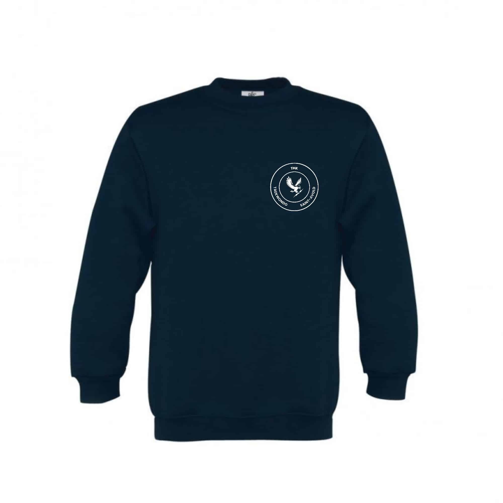 SWEAT COL ROND (enfant) - Taekwondo Hapkimudo Kwan Saint Avold - Navy - ID332K