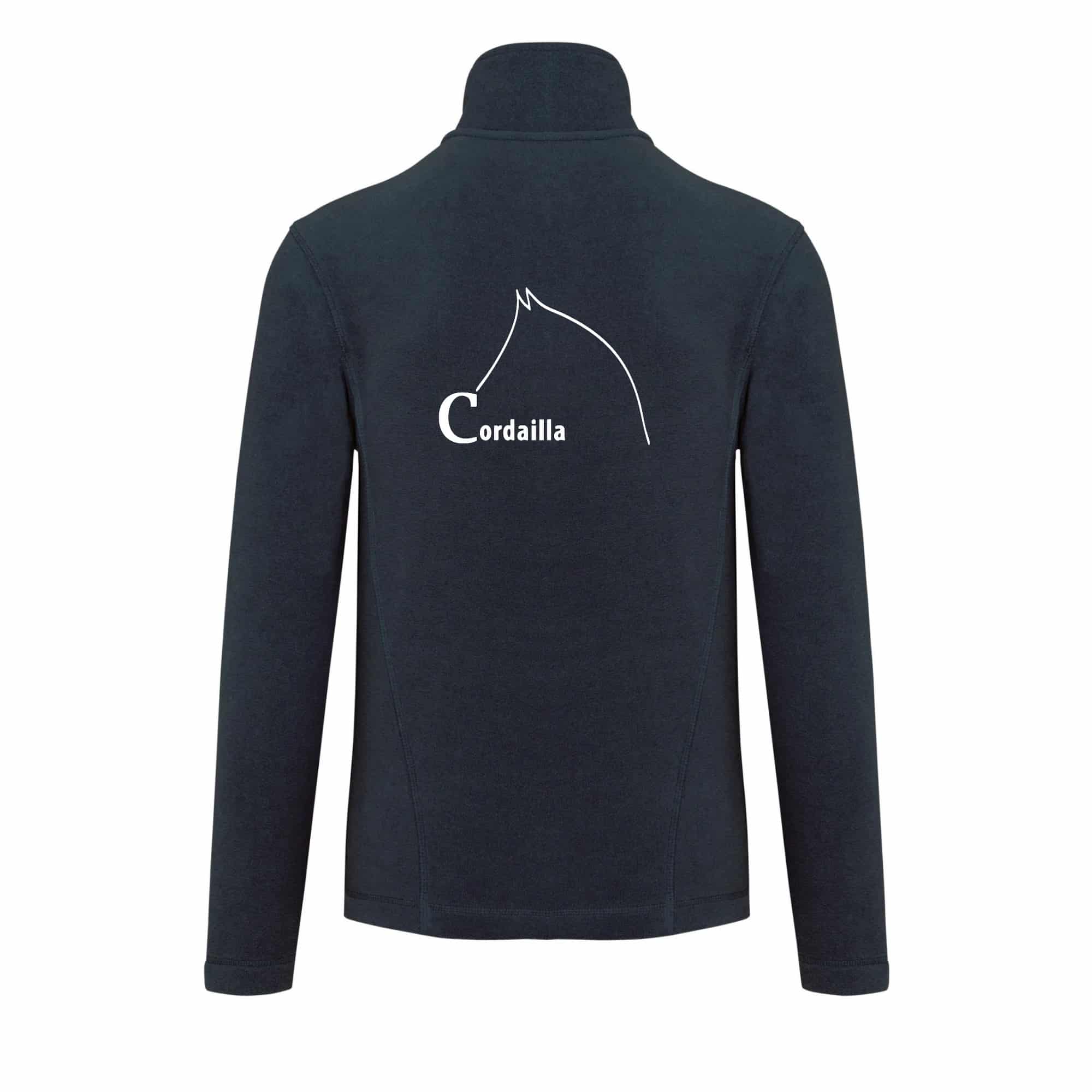 Veste micropolaire zippée (homme) – Association Team Cordailla - Navy – K911 – Image 3