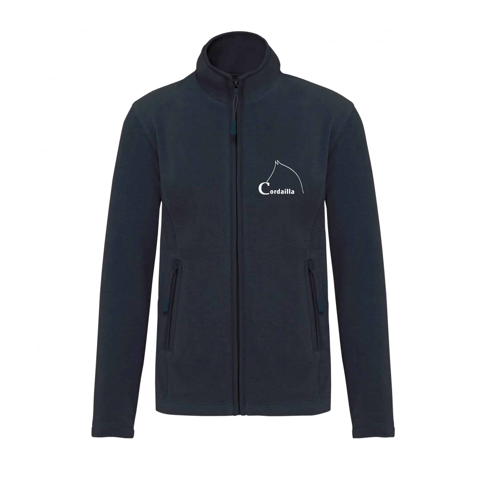 Veste micropolaire zippée (femme) – Association Team Cordailla - Navy – K907