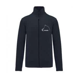 Veste micropolaire zippée (enfant) – Association Team Cordailla - Navy – K920