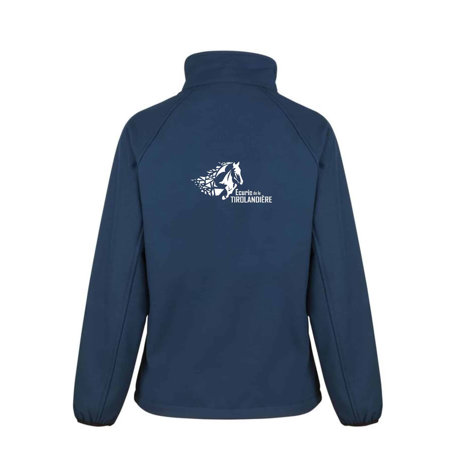 SOFTSHELL ECO (femme) – Ecurie de la Tirolandière - Navy - R231F – Image 3